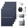 Zendure SolarFlow Balkonkraftwerk mit Speicher, Hub 2000 mit 1800 W Solar Eingang, 1200W Ausgang, AB2000S 1920 Wh LiFePO4 Akku, 1720W bifacial Solarpanels, APsystems EZ1-M 800W Mikrowechselrichter
