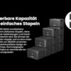 Balkonkraftwerk Speicher Growatt NOAH 2000 mit 1800W PV-Eingangsleistung IP66 für Balkonkraftwerk (NOAH 2000 * 1 NEO800W 880W) – Bild 3