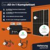 Solarway® 1000W Balkonkraftwerk 800W komplett Steckdose - neuester 800 Watt Wechselrichter - Solaranlage Komplettset - 500W Solarmodule & Envertech & Zubehör – Bild 2