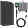 880Wp Balkonkraftwerk 800W steckerfertig mit WIFI - Trina Solar Black Frame 440W Bifazial Solarmodule