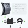 880W Balkonkraftwerk - 800W komplett Steckdose wechselrichter mit 4X 220W Flexible Solarmodule - Solaranlage Komplettset mit 5m Kabel - 880W Flexibles Solarpanel mit 3 m MC-4 Kabel – Bild 2