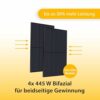 VALE Balkonkraftwerk Bifazial 1.780 Wp Full Black - 800 Watt APsystems Wechselrichter - AIO 2400 Solarbatterie - Solarpanel Set mit Speicher - 5m AC-Kabel – Bild 4