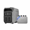 EcoFlow PowerStream Balkonkraftwerk, 0% VAT WLAN netzgekoppelter Mikrowechselrichter 800W, 4kWh Delta PRO 3 tragbare Powerstation, Energieverbrauchssteuerung, APP Steuerung