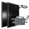 Balkonkraftwerk 1170W Solaranlage Komplettset mit 800W Tsun Micro Wechselrichter WiFi, 2X 450W Bifazial Solarmodule Black Frame für Haus Dach Terrasse Garten PV Anlage