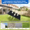 Balkonkraftwerk 1170W Solaranlage Komplettset mit 800W Tsun Micro Wechselrichter WiFi, 2X 450W Bifazial Solarmodule Black Frame für Haus Dach Terrasse Garten PV Anlage – Bild 2