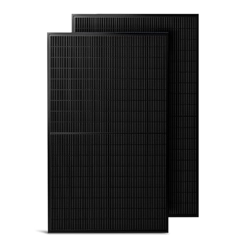 Solakon Solarmodul 500W, bifaziales monokristallines Solarpanel, 40v Photovoltaik Solarmodule/Solar Module für Balkonkraftwerk/Solaranlage 400w/500w Solar Panel für Photovoltaik Komplettanlage (2 Stk)
