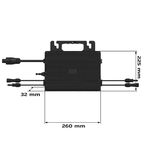 SUNNIVA 1840W Balkonkraftwerk 800W komplett Steckdose - Astro Energy 800W Wechselrichter - PV Solaranlage Komplettset - 4x 460W Solarmodule - inkl. 5m Kabel - Bluetooth WIFI – Bild 5