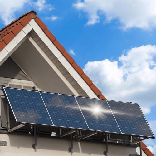 SUNNIVA 2000W Balkonkraftwerk BIFAZIAL FULLBLACK komplett Steckdose BENY 800W Wechselrichter, PV Solaranlage, 4x 500W Glas-Glas Solarmodule, inkl. 5m Kabel, WIFI, Komplettset – Bild 9