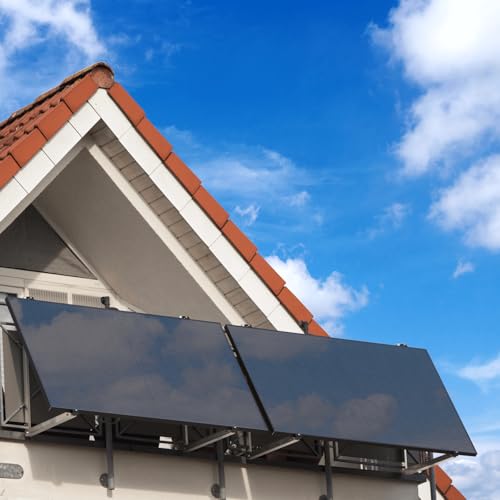 SUNNIVA 1000W Balkonkraftwerk BIFAZIAL FULLBLACK komplett Steckdose BENY 800W Wechselrichter, PV Solaranlage, 2x 500W Glas-Glas Solarmodule, inkl. 5m Kabel, WIFI, Komplettset – Bild 8