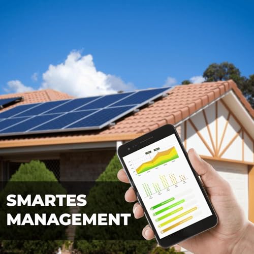 SUNNIVA 920W Balkonkraftwerk BIFAZIAL FULLBLACK komplett Steckdose MARSTEK 800 Watt Wechselrichter, PV Solaranlage Komplettset, 2x460W N-Type Glas-Glas Bifacial Solarmodule, 5m Kabel, 4x1m Solarkabel – Bild 8