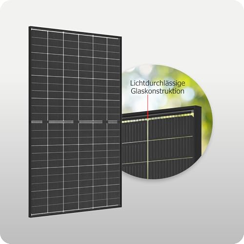 Balkonkraftwerk 890Wp mit Trina Vertex S 445W Bifacial Glas-Glas-Modulen, Growatt NEO 800W Microwechselrichter, TÜV geprüft, steckerfertig, WIFI, hoher Wirkungsgrad – Bild 7