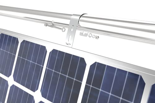 Solarsys® - Balkonkraftwerk Balkonhalterung TÜV-Zertifika Verstellbar 0°-30° Solarmodul Halterung Alu, Halterung zum Befestigen von PV Photovoltaik Solarmodul Solarpanel am Balkongeländer – Bild 6