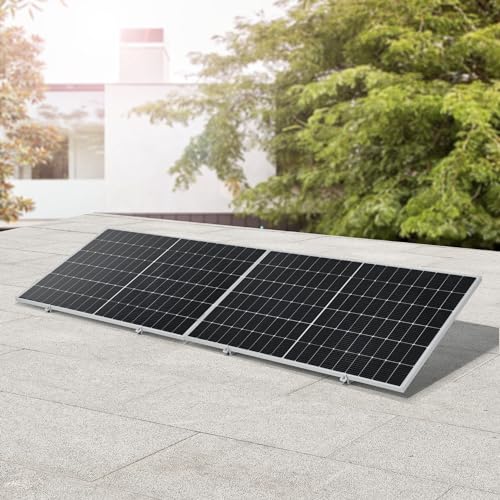 pro.tec Balkonkraftwerk mit Halterung Brusson 800 W Komplettset mit 2x400W Solaranlage mit Wechselrichter mit App und WIFI Solarmodulen 10m Kabel Photovoltaik Plug Play – Bild 7